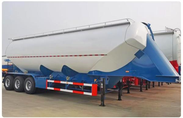 CIMC High Tensile Low Carbon Alloy Steel 40cbms 3-axle W Shape Bulker Carrier Cement Semi-trailer