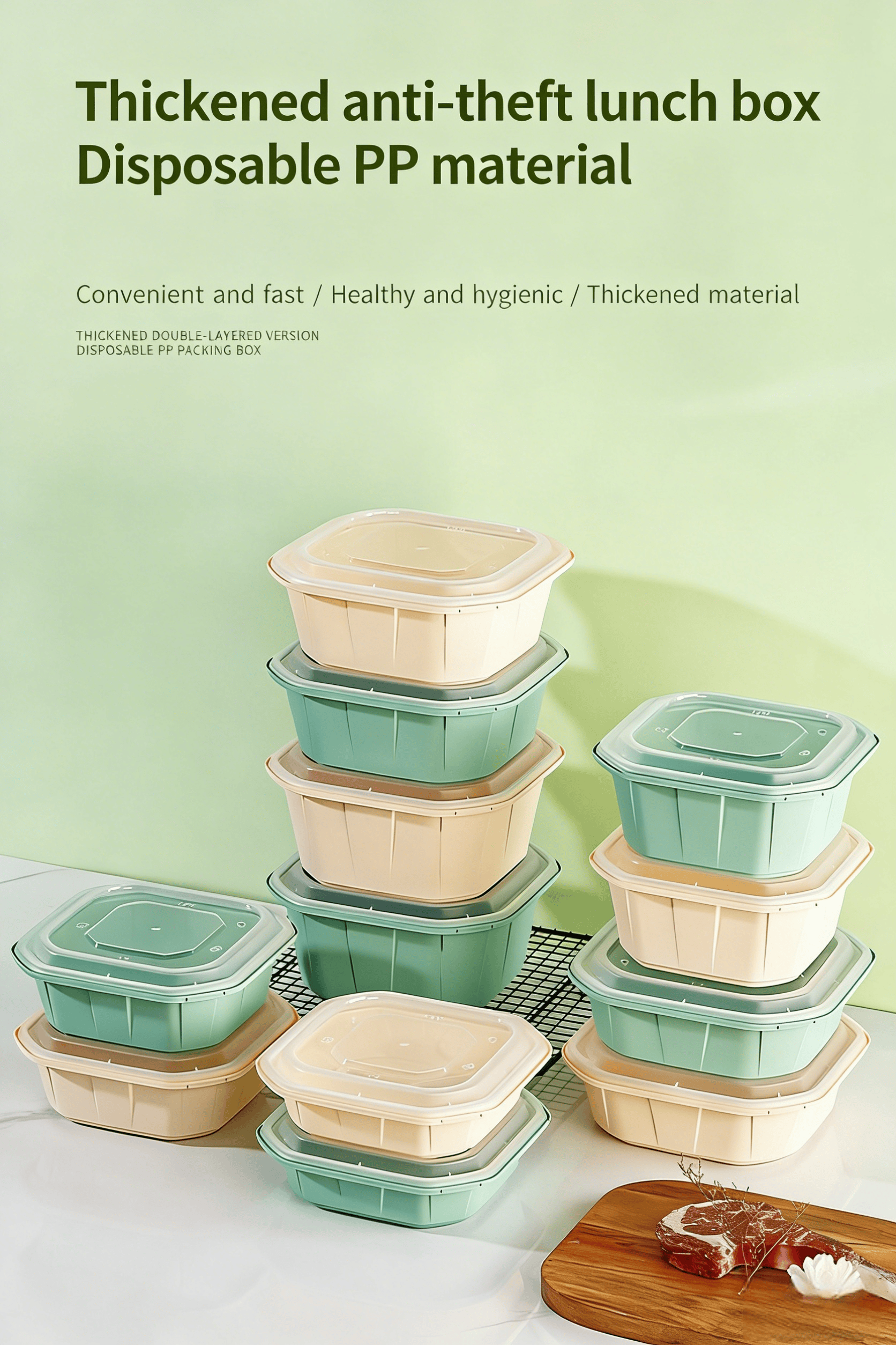 Wholesale Square Plastic Food Containers with Lids for Takeaway, Deli & Meal Prep
