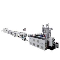 Máquina de fabricação de tubos de 160-400 mm linha de extrusão de HDPE de alta capacidade para HDPE/PE/PP/PPR SJ90/38
