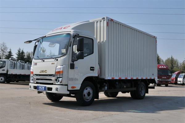 Chinses Manufactuer logistics and transportation 4x2 JAC Cargo Van Box Truck with 2 ton 3 tons loading capacity