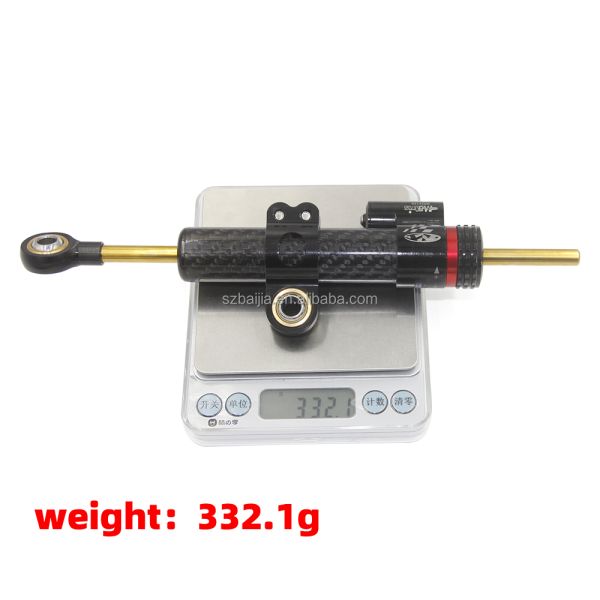 Carbon Fiber Electric Scooter Handlebar Adjustable Steering Damper Scooter Damping Modification