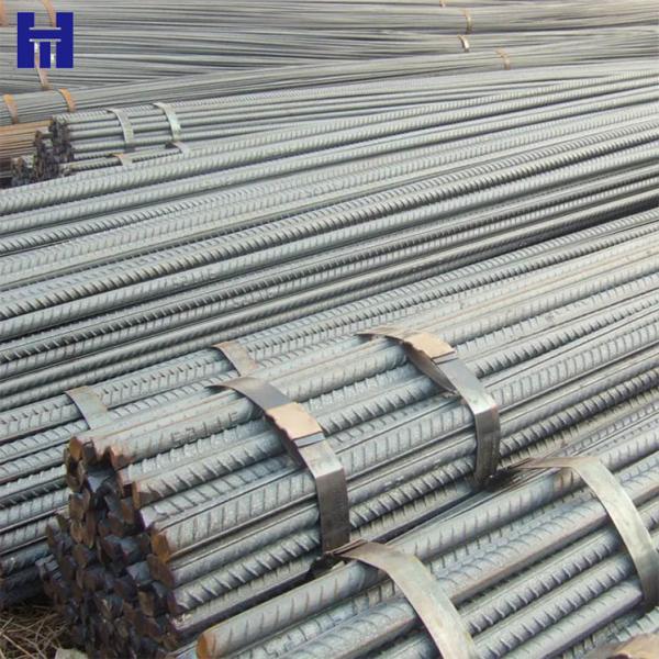 HRB335 Steel Rebar Iron Rods 6m For Construction / Concrete / Building