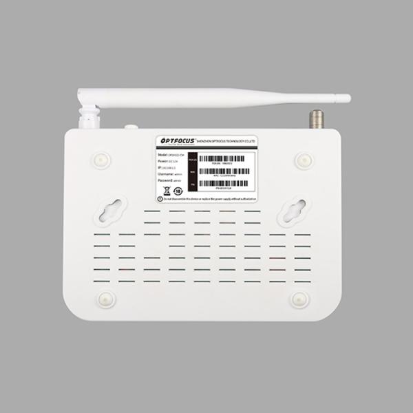White Color FTTH GPON OLT ONU 2 Lan Ports 1 RF Output Wifi Easy Management