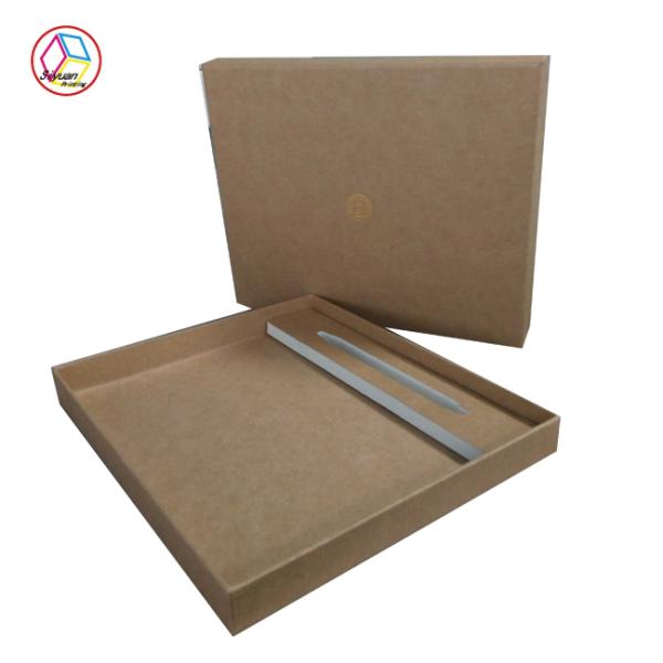 Brown Kraft Paper Gift Bags Folding Type Environmental Protection