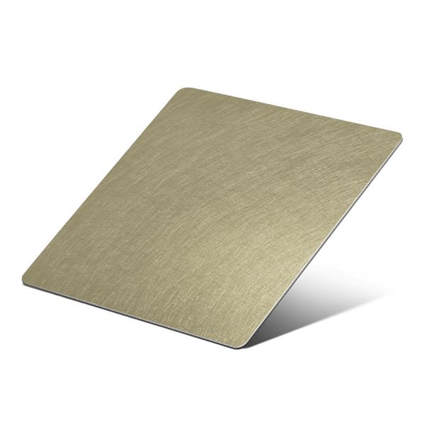 304 Random Pattern Stainless Steel Sheet Rust Resistant For High End Furniture Panels