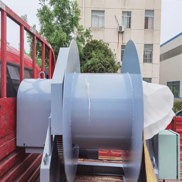 15ton Diesel Mooring Winch Hydraulic Drum Anchor Winch OEM DOM