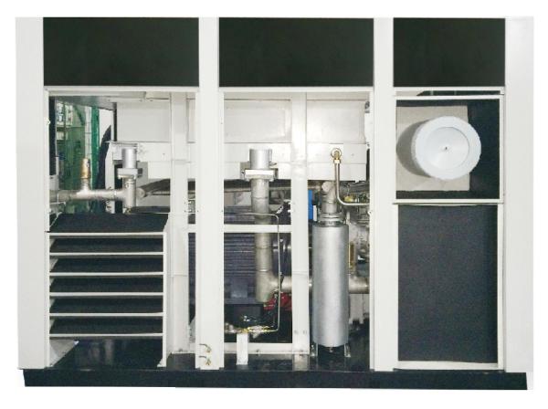 Compressor de ar sem óleo silencioso 55kw químico 355kw IP54 Compressor de parafuso rotativo