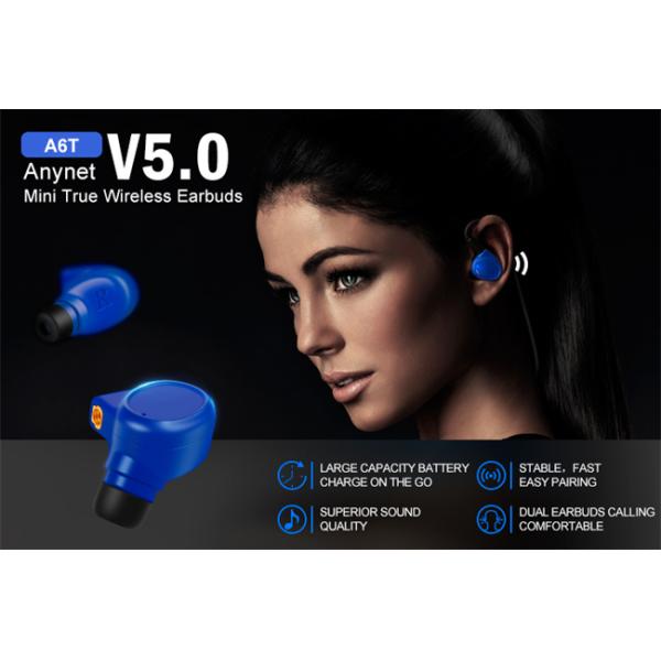 Touch Control 95db Neckband Bluetooth Earphones With Mobile Charging Box