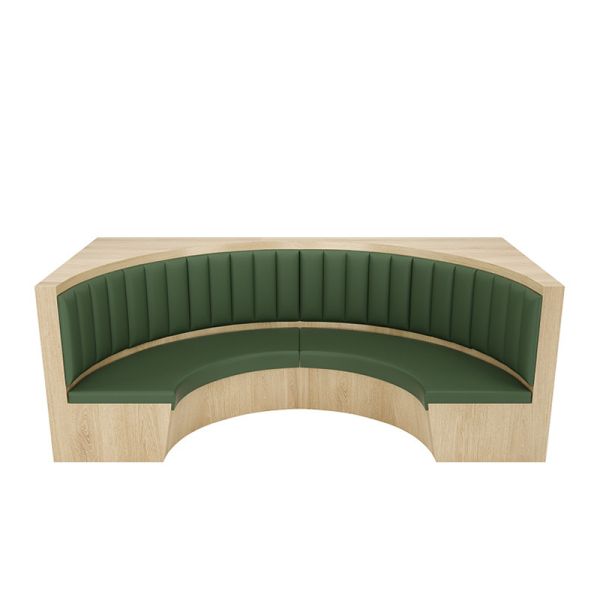 Hot Sale Commercial Cafe Restaurant Furniture Tea House Coffee Shop Wood Booth Seating Table and Chair Set for Hotel Bistro
