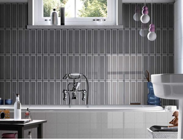 68x280mm Glossy Ceramic Wall Tiles for Kitchen Bathroom Modern Design