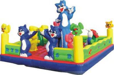 Château gonflable d'explosion de parc d'attractions de terrain de jeu d'enfant en bas âge d'ODM