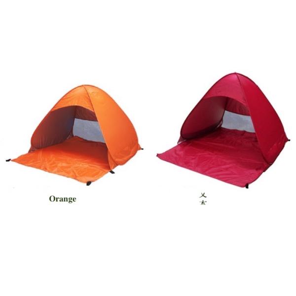 190T Festival Camping Tent Silver Coated Polyester Sunproof Pop Up Canopy 165X200X130cm