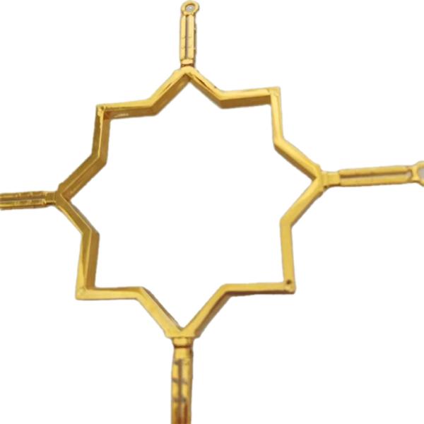 UV Electroplate Windows Georgian Bar 5*8mm Plastic Contemporary Georgian Bar Flower