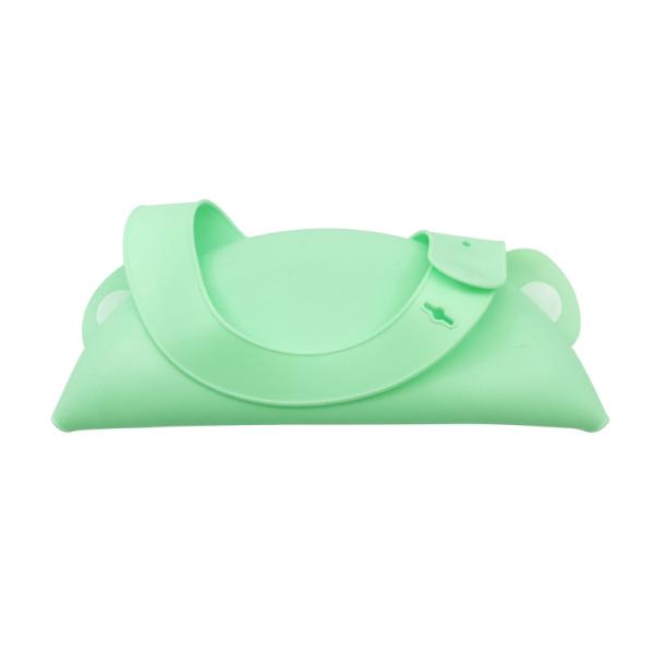 Cute Cartoon Cow Waterproof Food Grade Silicone Baby Bib