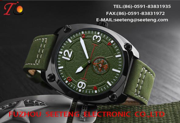 WHOLESALE PU STRAP ALLOY CASE QUARTZ WATCHES COOL WATCH