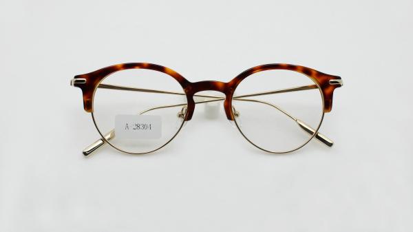 Chic round Acetate metal Lightweight Frame Anti Eyestrain Headache Blue Light Glasses Filter for Women Men