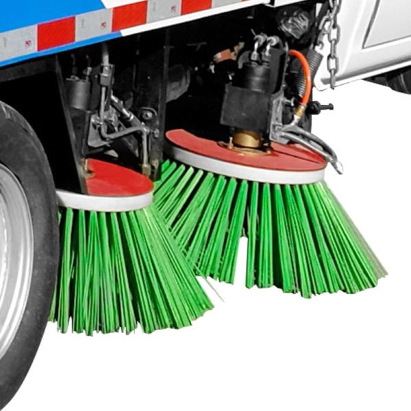 Las piezas del camión de barrido de la calle verde personalizadas