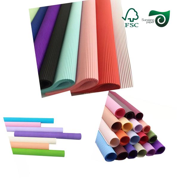 FSC E Flute Black Corrugated Paper Cardboard  110gsm 120gsm 150gsm Thickness