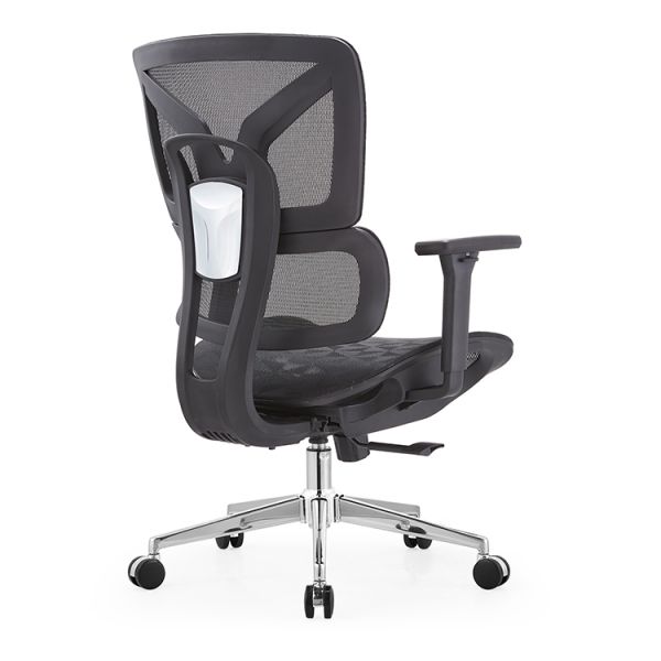 Backrest Yes Office Swivel Chair Adjustable Height Ergonomic Comfortable Armrest Seating for Office Desk and Meeting Room