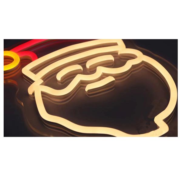 Customization Wedding Decorative Christmas Hat Shaped Led Neon Sign Led Light