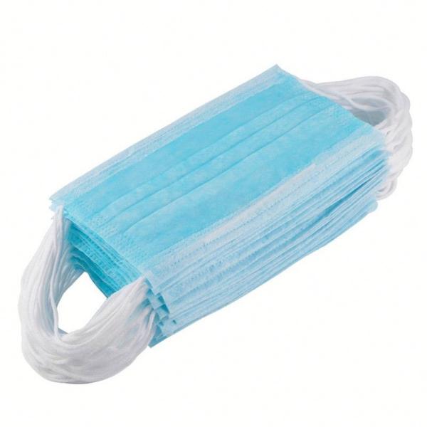 Non Toxic Disposable Breathing Mask , Earloop 4 Folder Sterile Face Masks