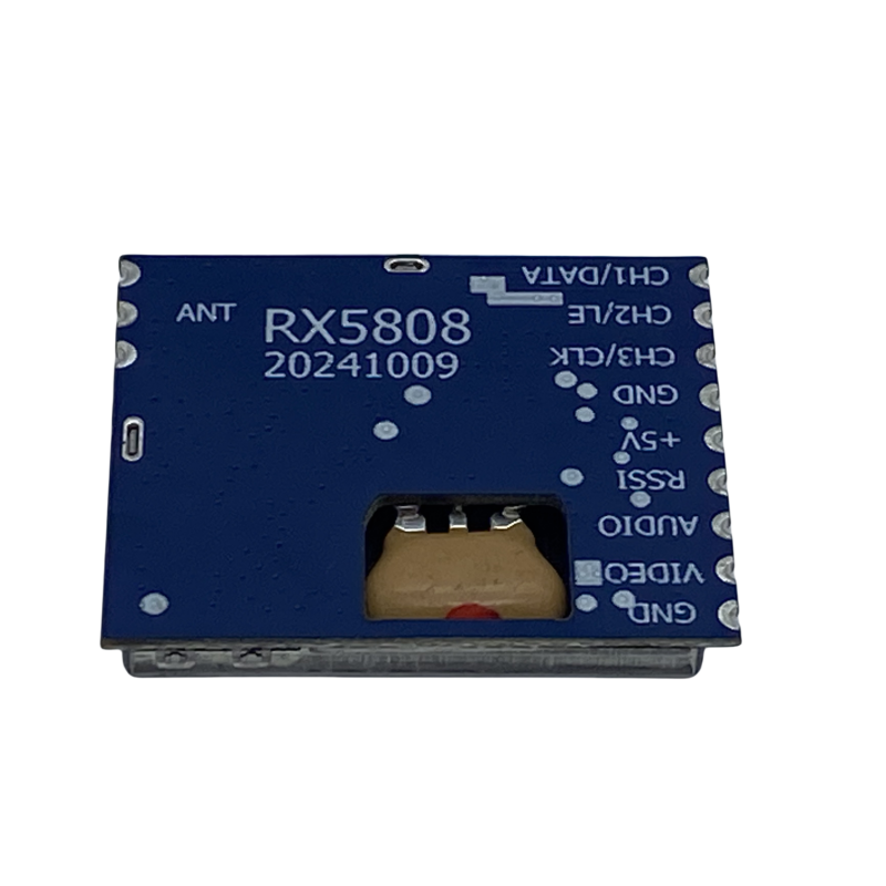 Kimpok 5.8GHz RX5808A Wireless Video Receiver Module with Audio, 96CH, 5645-5945MHz Frequency Range, -95dBm Receiving Sensitivity