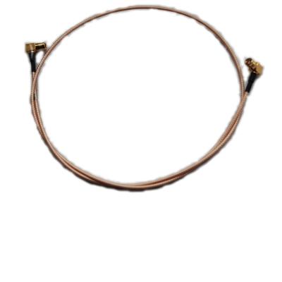Customized Length RF Coaxial Cable Assembly Right Angle Female To Female Smb Cable Assembly