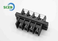Couche de connecteur électrique de 13 mm Bloc M5 PBT Black Panel Mount Connecteur de terminal à vis