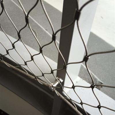 Highway Protection Safety Netting With Anti -drop Stainless Steel Cable Mesh