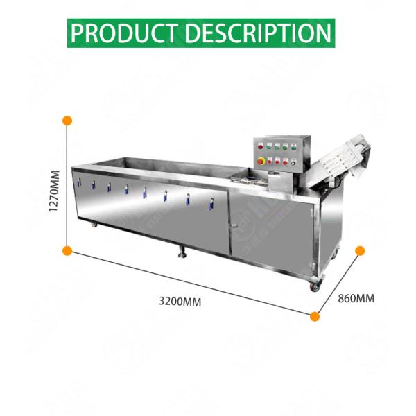 Good Price Business Industrial Use Bubble Water Pump Vegetable Oranges Fruit Washing Machine