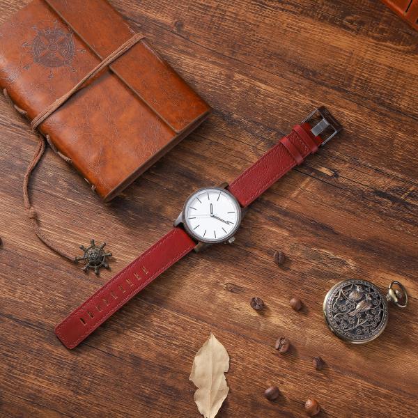 Minimalist leather watch, genuine leather bands changeable ,good quality watch with japan movement.