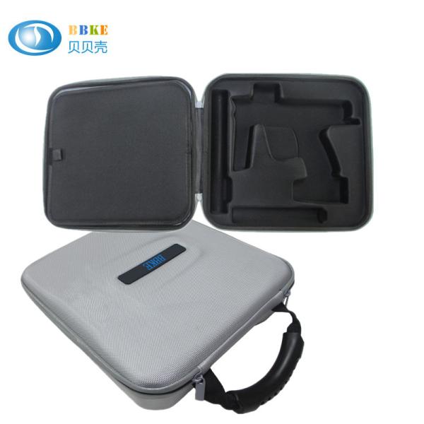 Grey Protective Pistol Hard Eva Case For Barrels , Eva Molded Case Carrying Tool