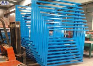 Metal móvel industrial que empilha cremalheiras para o material do armazém log