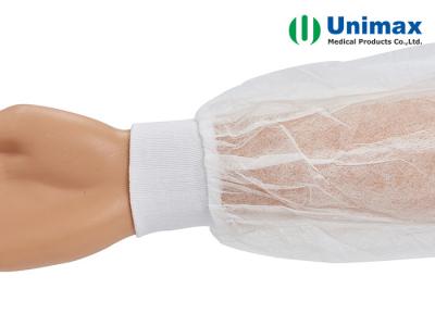PP SMS PE Disposable Sleeve Cover 18gsm 35gsm With Elastic Cuff