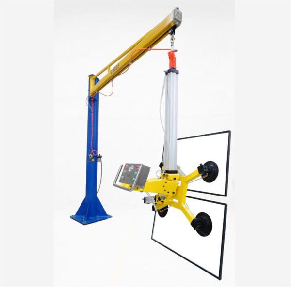 A sução de vidro do equipamento de levantamento da grua coloca o elevador de vidro pneumático do vácuo de quatro suções