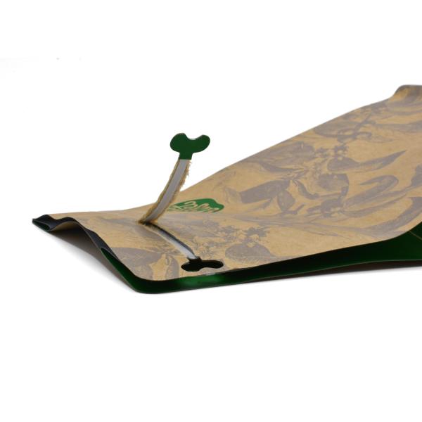 Reuseable Aluminum Foil Printed Flat Bottom Foil Coffee Bags
