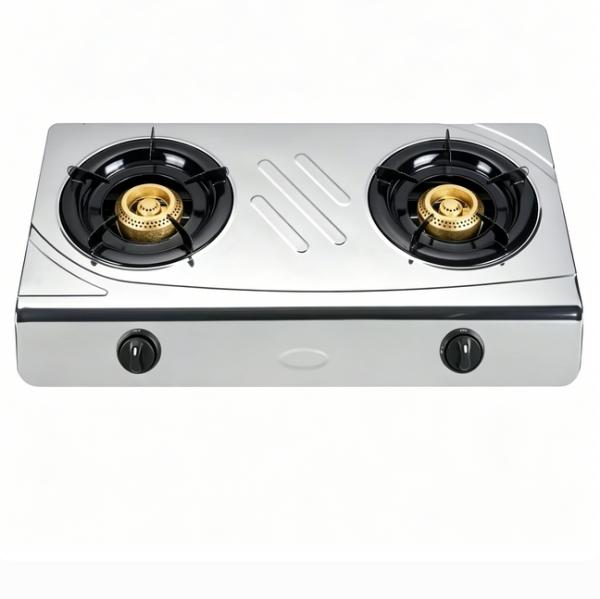 Stainless Steel Freestanding 2 Burner Cooktop Kitchen Lpg Natural OEM ODM Factory
