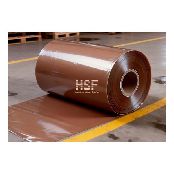 80μm Brown CPE Base Film with High Tensile Strength and Tear-resistant Properties for Industrial Packaging