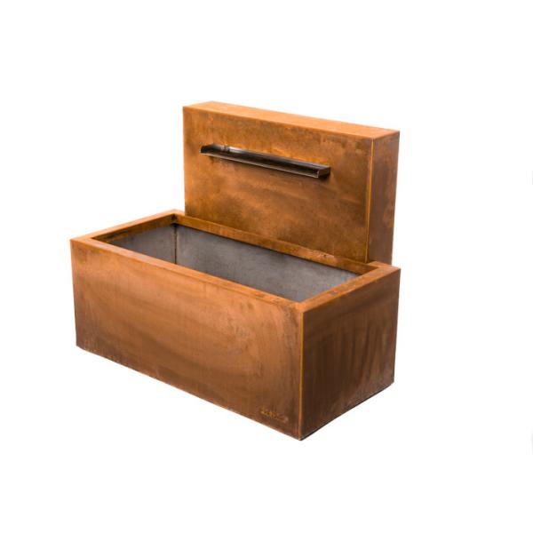 Особенность воды Кортен плантатора травы водопада стальная для внешнего оформления сада