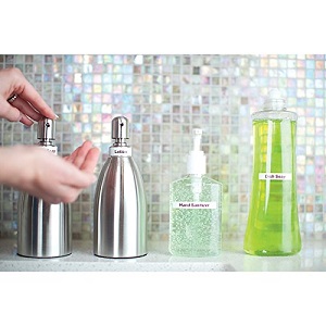 Brother P - Touch White On Black Label Tape TZ - 611 9mm 12mm Colors Refill