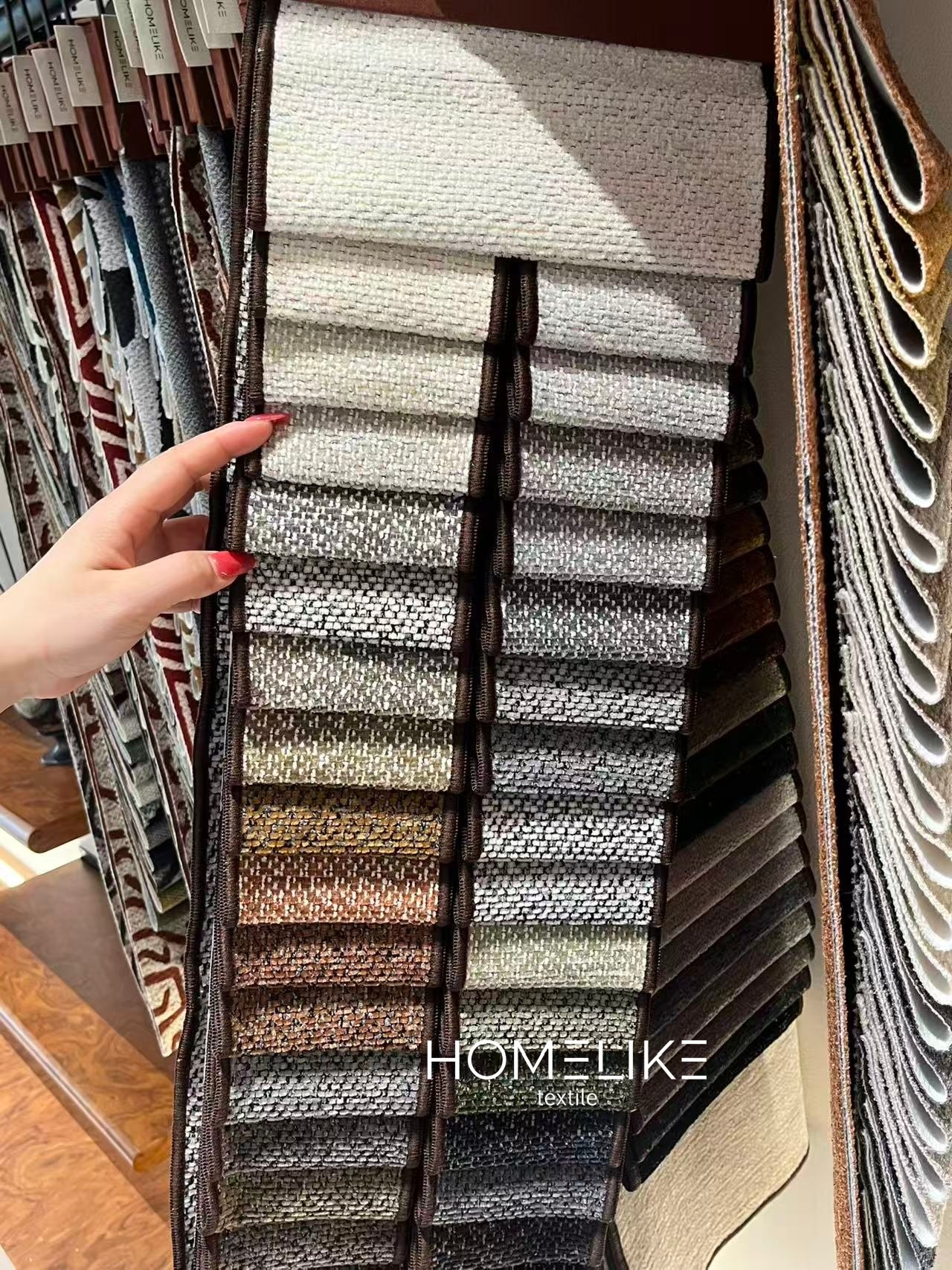 370gsm two color tone chenille sofa fabric