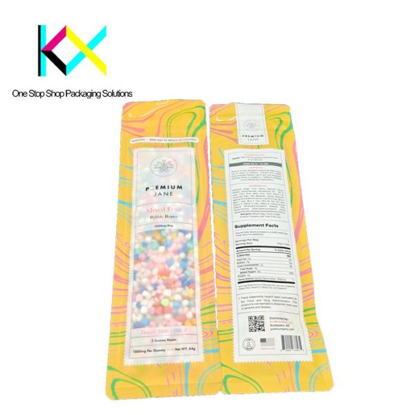 Customized Clear Medical Packaging Pouches Children Resistant Plastic Packaging Bags