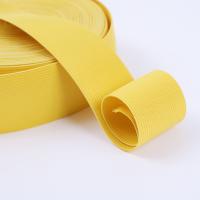 Banda elástica de punto de poliéster de color ecológico para pantalones
