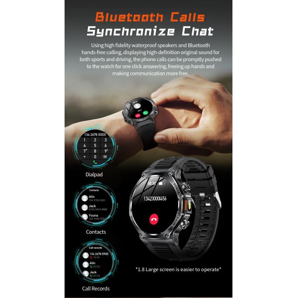 AK82 Smart Watch 1.85
