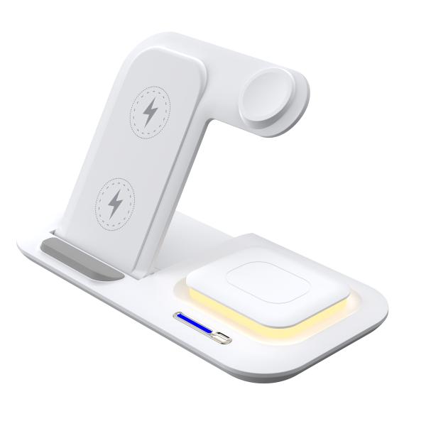 Multiple Devices Qi Wireless Charger Dock Stand 267g  For Mobile Phone