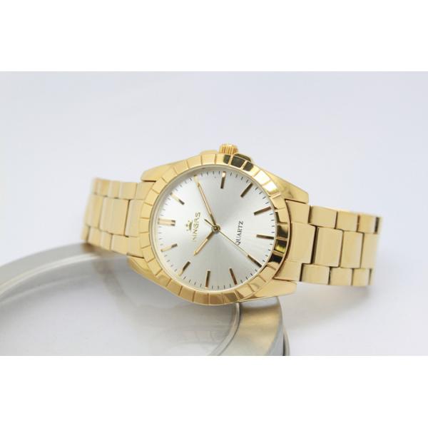 Gold Plating Ladies Wrist Watches Vogue Alloy Quartz Analog Bracelet Watch