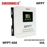 60V Auto 60 Amp Mppt régulateur de charge Max PV 180V Pour les systèmes solaires commerciaux