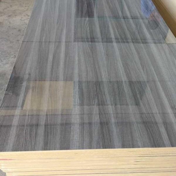 gloss wood grain acrylic mdf board for kitchen cabinet door
