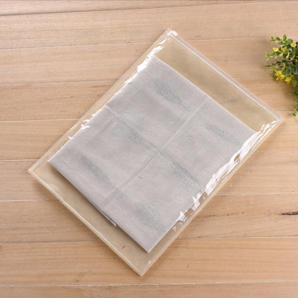Zipper / Top Closure CPE Packaging Bags Tear Resistant For Socks