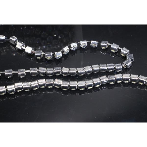 Crystal Diamond Rhinestone Chain Necklace Trimming Claw Copper Material